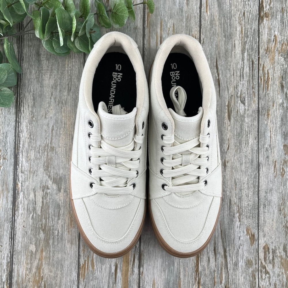 Men's Canvas Skate 2.0 Low Top Laced Sneakers Shoes Size 10